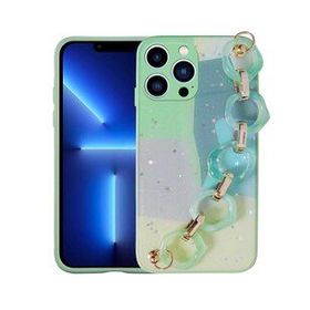 Zore Apple iPhone 13 Pro Max Simli Desenli El Askılı Tutacaklı Elsa Silikon Kapak Kılıf