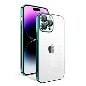 Zore Apple iPhone 13 Pro Max Uyumlu Koyu Yeşil Kamera Korumalı Renkli Çerçeveli Garaj Kapak Kılıf