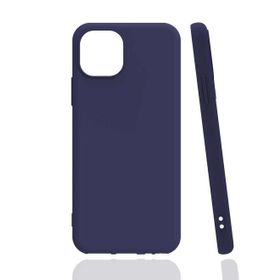 Zore Apple iPhone 13 Pro Max Uyumlu Lacivert Biye Silikon Kılıf