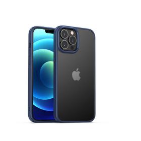 Zore Apple iPhone 13 Pro Max Uyumlu Lacivert Hom Silikon Kılıf