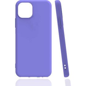 Zore Apple iPhone 13 Pro Max Uyumlu Lila Biye Silikon Kılıf