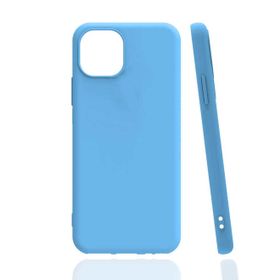 Zore Apple iPhone 13 Pro Max Uyumlu Mavi Açık Biye Silikon Kılıf