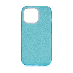 Zore Apple iPhone 13 Pro Max Uyumlu Mavi Shining Silikon Kılıf