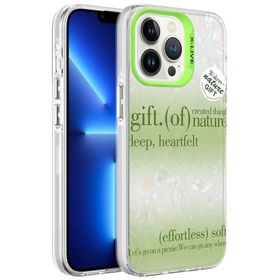 Zore Apple iPhone 13 Pro Mermer Desenli Marbello Kapak Kılıf
