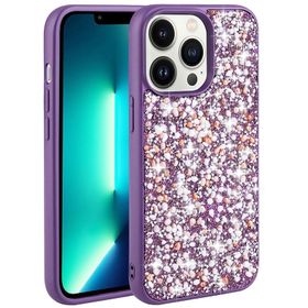 Zore Apple iPhone 13 Pro Parlak Taşlı Tasarım Linea Kapak Kılıf