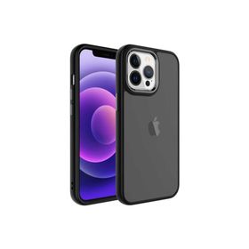 Zore Apple iPhone 13 Pro Uyumlu Siyah Buzlu Sert PC May Kapak Kılıf