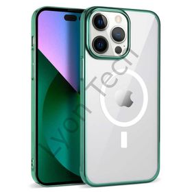 Zore Apple Iphone 13 Pro Wireless Şarj Özellikli Krom Magsafe Silikon Cep Telefonu Kılıfı