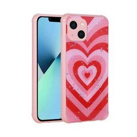 Zore Apple Iphone 13 Simli Desenli Kamera Korumalı Parlak Popy Kapak Kılıf