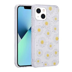 Zore Apple Iphone 13 Simli Desenli Kamera Korumalı Parlak Popy Kapak Kılıf