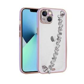 Zore Apple Iphone 13 Taş Süslemeli Kamera Korumalı El Tutamaçlı Blazer Kapak Kılıf