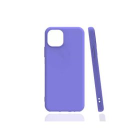 Zore Apple iPhone 13 Uyumlu Biye Silikon Lila Kılıf