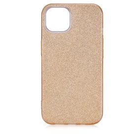 Zore Apple iPhone 13 Uyumlu Gold Shining Silikon Kılıf