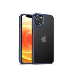 Zore Apple iPhone 13 Uyumlu Lacivert Hom Silikon Kılıf
