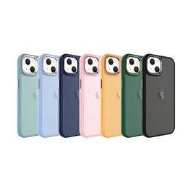 Zore Apple iPhone 13 Uyumlu Mavi Buzlu Sert PC May Kapak Kılıf