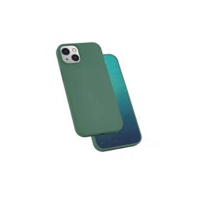 Zore Apple iPhone 13 Uyumlu Silk Silikon Koyu Yeşil Kılıf