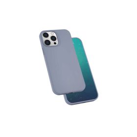 Zore Apple iPhone 13 Uyumlu Silk Silikon Lacivert Kılıf