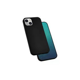 Zore Apple iPhone 13 Uyumlu Silk Silikon Siyah Kılıf