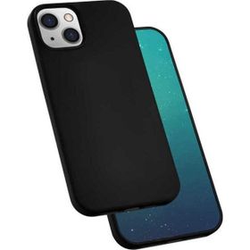 Zore Apple iPhone 13 Uyumlu Silk Silikon Siyah Kılıf