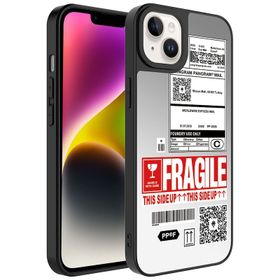 Zore Apple iPhone 14 Aynalı Desenli Kamera Korumalı Parlak Zore Mirror Kapak Kılıf