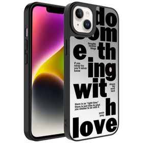 Zore Apple iPhone 14 Aynalı Desenli Kamera Korumalı Parlak Zore Mirror Kapak Kılıf