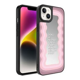 Zore Apple iPhone 14 Aynalı Desenli Kamera Korumalı Parlak Zore Mirror Kapak Kılıf