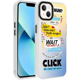 Zore Apple iPhone 14 Desenli Zore Dragon Sert Kapak Kılıf