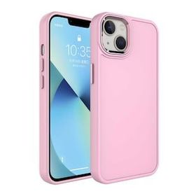 Zore Apple iPhone 14 Metal Çerçeve Buton Tasarımlı Sert Botox Kapak Kılıf