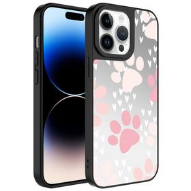 Zore Apple iPhone 14 Pro Aynalı Desenli Kamera Korumalı Parlak Mirror Kapak Kılıf