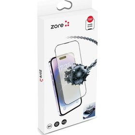 Zore Apple iPhone 14 Pro Hizalama Aparatlı Hadid Glass Cam Siyah Ekran Koruyucu