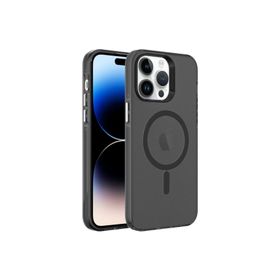Zore Apple iPhone 14 Pro Magsafe Şarj Özellikli Buzlu Transparan C-Pro Sert Kapak Kılıf
