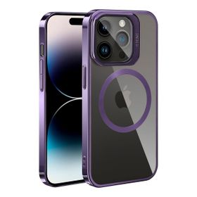 Zore Apple iPhone 14 Pro Magsafe Wireless Şarj Özellikli Standlı Klon Kapak Kılıf