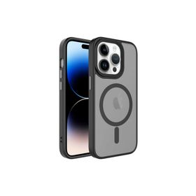 Zore Apple iPhone 14 Pro Mat Arka Yüzey Wireless Şarj Özellikli Flet Magsafe Kapak Kılıf