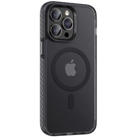 Zore Apple iPhone 14 Pro Max (6.7) Mat Arka Yüzey Wireless Şarj Özellikli Zore Locik Kapak - Siyah Kılıf