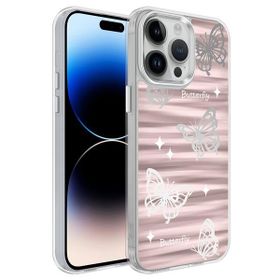 Zore Apple iPhone 14 Pro Max Airbagli Parlak Tasarımlı Mimbo Kapak Kılıf