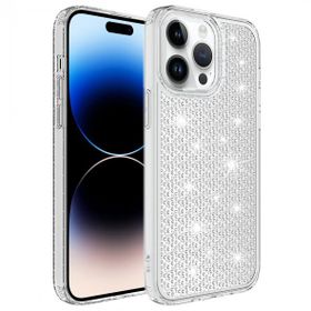 Zore Apple iPhone 14 Pro Max Airbagli Parlak Tasarımlı Snow Kapak Kılıf