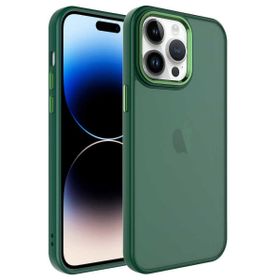 Zore Apple iPhone 14 Pro Max Buzlu Sert PC May Kapak Kılıf