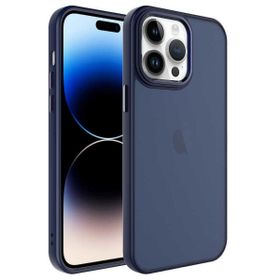 Zore Apple iPhone 14 Pro Max Buzlu Sert PC May Kapak Kılıf