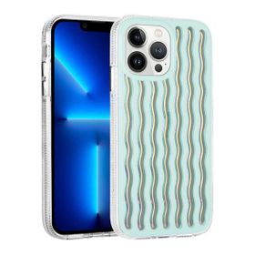Zore Apple iPhone 14 Pro Max Kabartmalı Dalga Tasarımlı Silikon İsmira Kapak Kılıf