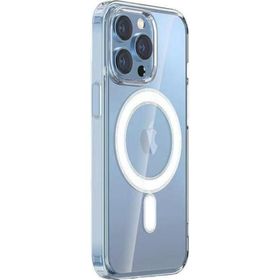 Zore Apple iPhone 14 Pro Max Magsafe Şarj Özellikli Şeffaf Sert PC Embos Kapak Kılıf