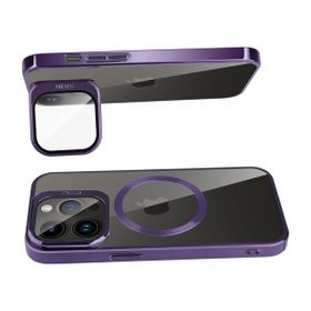 Zore Apple iPhone 14 Pro Max Magsafe Wireless Şarj Özellikli Standlı Klon Kapak Kılıf