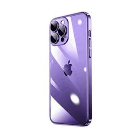 Zore Apple iPhone 14 Pro Max Sert PC Renkli Çerçeveli Riksos Silikon Kapak Kılıf