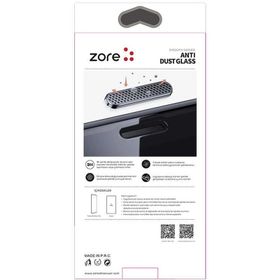 Zore Apple iPhone 14 Pro Max Siyah Ahize Toz Önleyici Anti-Dust Temperli Ekran Koruyucu