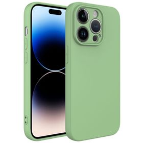 Zore Apple iPhone 14 Pro Max Uyumlu Kamera Korumalı Mara Lansman Kapak Açık Yeşil Kılıf