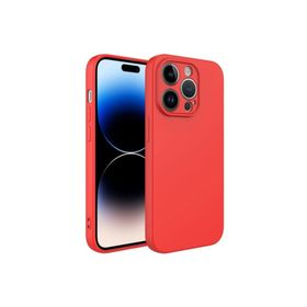 Zore Apple iPhone 14 Pro Max Uyumlu Kamera Korumalı Mara Lansman Kapak Kırmızı Kılıf
