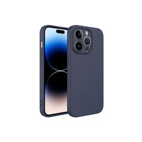 Zore Apple iPhone 14 Pro Max Uyumlu Kamera Korumalı Mara Lansman Kapak Lacivert Kılıf