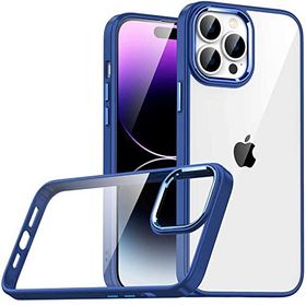 Zore Apple iPhone 14 Pro Max Uyumlu Lacivert Flora Kapak Kılıf