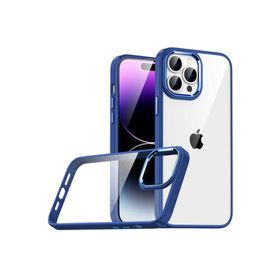 Zore Apple iPhone 14 Pro Max Uyumlu Lacivert Flora Kapak Kılıf