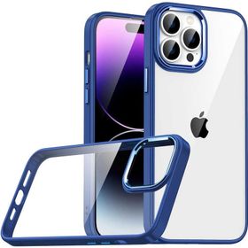 Zore Apple iPhone 14 Pro Max Uyumlu Lacivert Flora Kapak Kılıf