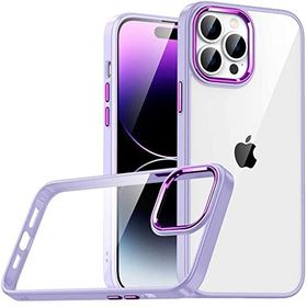 Zore Apple iPhone 14 Pro Max Uyumlu Lila Flora Kapak Kılıf