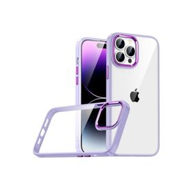 Zore Apple iPhone 14 Pro Max Uyumlu Lila Flora Kapak Kılıf